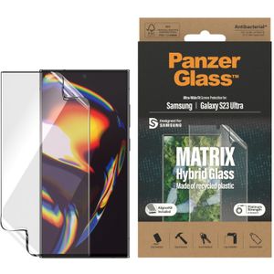 PanzerGlass - MATRIX Displayschutz Samsung Galaxy S23 Ultra - Ultra-Wide Fit m. AlignerKitp