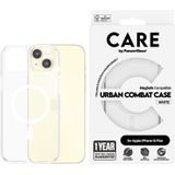 CARE by PanzerGlass - Case Transparent w. White MagSafe - iPhone 15 Plus