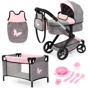 Bayer - Dolls pram Xeo mega set (17033AD)