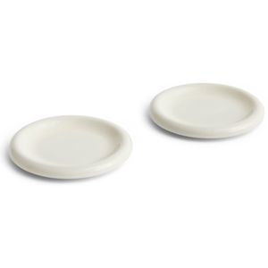 HAY - Barro TellerØ18 cm - 2er-Set (Eierschalenweiß)