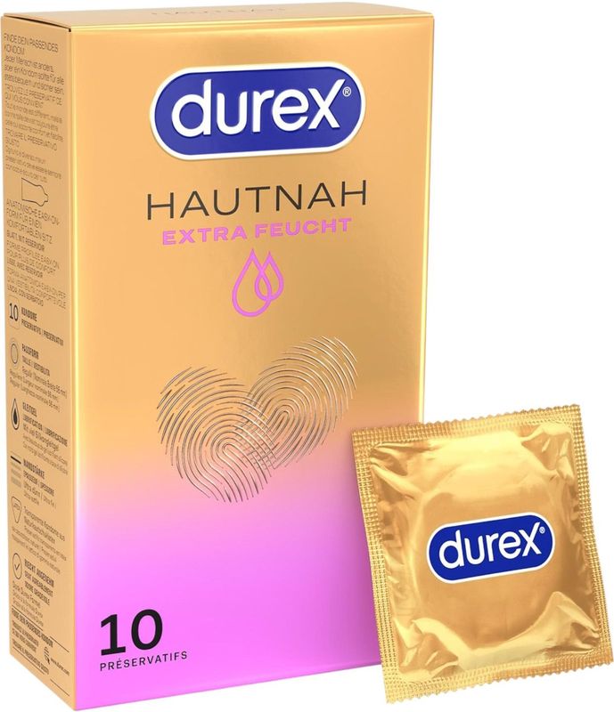 Durex Intiem - extra glijmiddel condooms (10 stuks)
