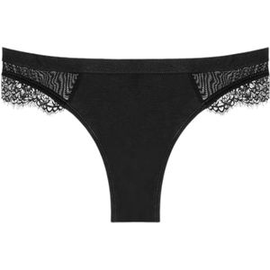 Adalet - Flora - Menstruatie Slip - Zwart - 4 Lagen Absorberend