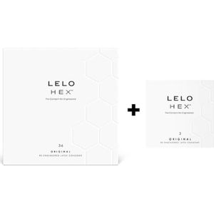 LELO Hex Original - luxe condoompakket (36+3 stuks)