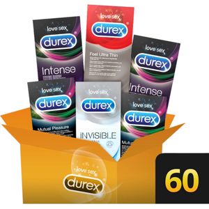 Durex Premium - extra genot condoompakket (6x10 stuks)