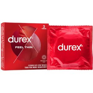 Durex Feel Thin - levensechte sensatie condooms (3st)