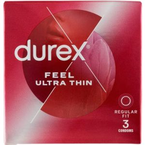 Durex Feel Ultra Thin - ultra dunne condooms (3 stuks)