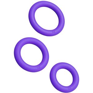 ROMP Remix Trio - penisring set - 3 stuks (paars)