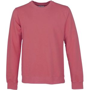 Sweatshirt ronde hals Colorful Standard Classic Organic raspberry pink