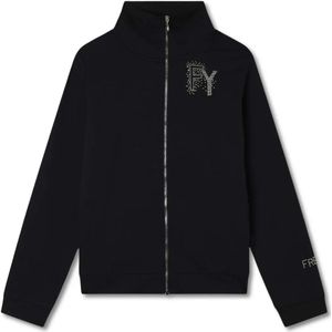 Damessweatshirt met rits Freddy French Terry