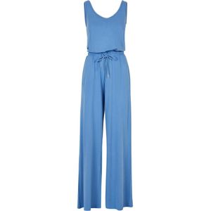 Urban Classics - Mouwloze Jumpsuit - Blauw - Modal