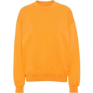Sweatshirt ronde hals Colorful Standard Organic oversized sunny orange