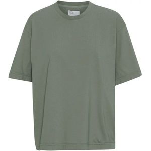 Dames-T-shirt Colorful Standard Organic oversized dusty olive