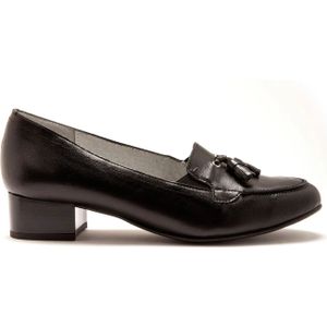 Dames leren mocassins met kwastjes Pédiconfort