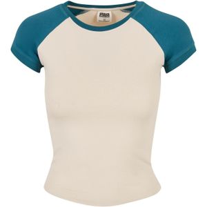 Urban Classics - Organic Stretch GT - T-shirt - Dames - Retro - Katoen