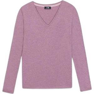 Katoenen long sleeve shirt voor dames TBS Adinalon