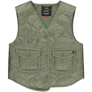 Alpha Industries - ALS Gilet Wmn - Mouwloos Damesjack - Zwart