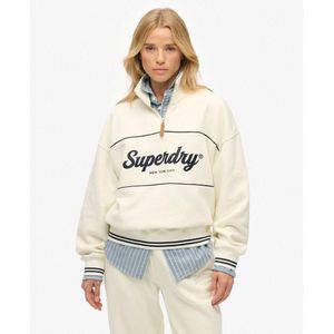 Superdry - Country Club - Sweatshirt - Marine - Halve Rits