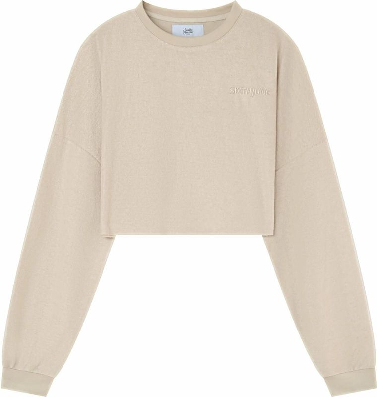 Sixth June - TowelSweatshirt - Sweatshirt - Badstof - Geborduurd Logo