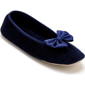 Platte textile ballerina's voor dames Pédiconfort
