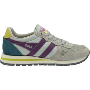 Gola - Daytona - Sneakers - Lichtgrijs/ Vingerhoedskruid - Nylon/ Suède