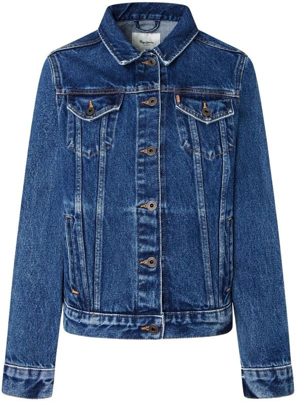 Pepe Jeans - REGULAR JACKET - Spijkerjack - Blauw - Dames