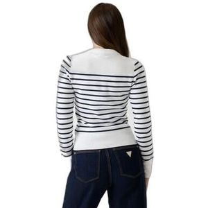 Guess - Helen - Vrouwentrui - Geribbelde Gebreide Pullover - Lange Mouwen