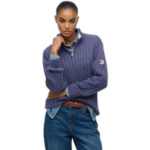 Casual gebreide half-zip pullover voor dames Superdry