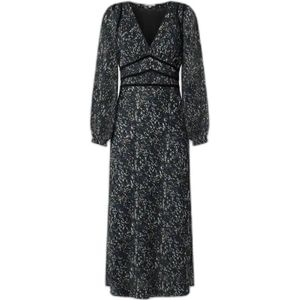 Pepe Jeansvoor vrouwen. PL9537732 Mayra jurk zwart (L), Casual, Polyester, Lange mouwen