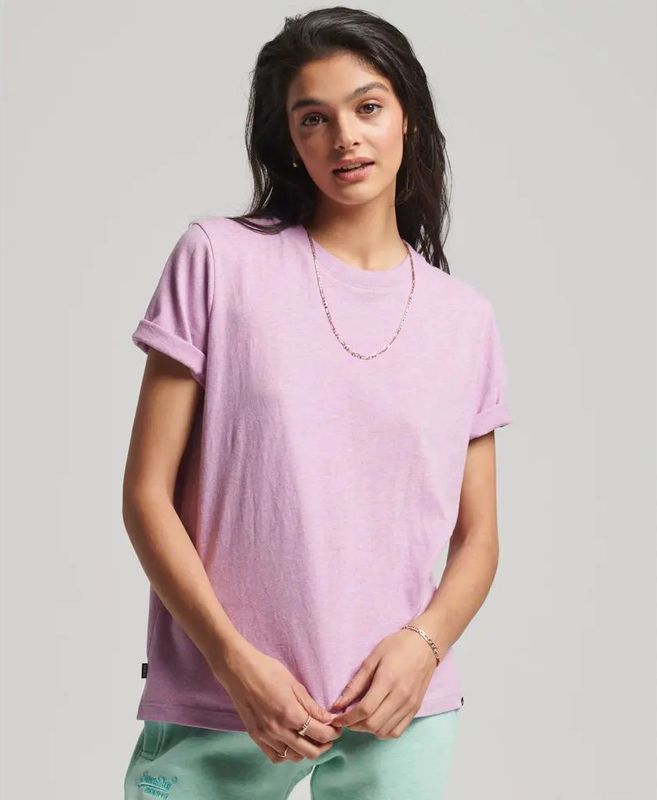 Superdry - Vintage Logo - T-shirt - Dames - Biologisch Katoen - Korte Mouwen