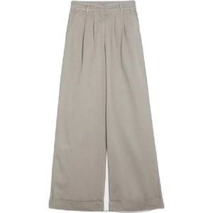 Dames katoen brede broek Palm Angels