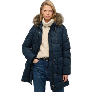 Donsjack voor dames, halflang Superdry Everest