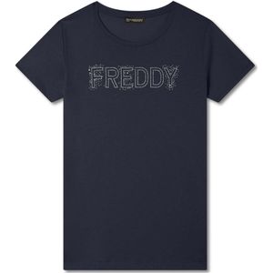 T-shirt met logo in jersey voor dames Freddy College Luxe