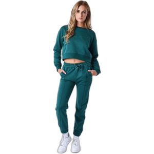 Sweater - Basic Court - Ronde Hals - Lange Mouwen - Grijs - 88% Katoen, 12% Polyester