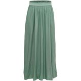 ONLY Maxi Rok ONLVENEDIG met Plooien Lichtgroen