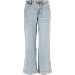 Dames crop jeans met wijde pijpen Guess Zoya
