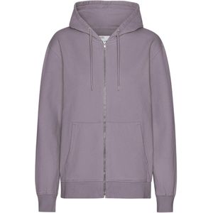 Hooded sweatshirt met rits Colorful Standard Classic Organic Purple Haze