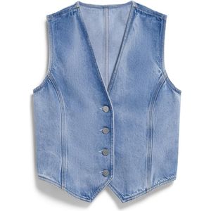 ARMEDANGELS - Sineriaa - Gilet - Denim - TENCEL™ Lyocell, Biologisch Katoen, Gerecycled Katoen, Hennepvezels