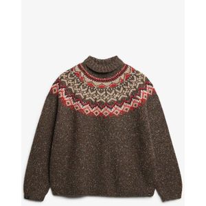 Dames col roulé in jacquard Superdry