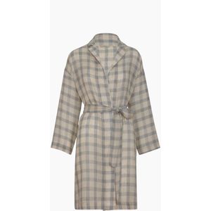 Vrouwen vest in ruitpatroon in kimono-stijl Ikikiz