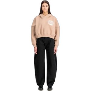 Dames Hoodie Alpha Industries Logo