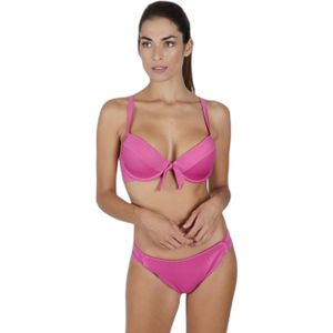 Dames badpak met 2 delen van corduroy Admas Push Up