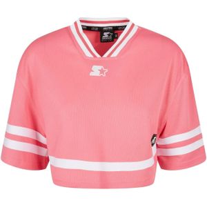 Starter - Black Label - Cropped Trui - Zwart - V-hals