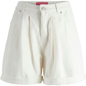 Jack & Jones - Alexa Loose Akm2 Jjxx - Korte Jeans - Ecru - Middelhoge Taille