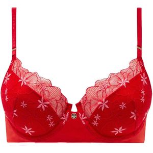 Morgan - Amandine - Dames bh - Voorgevormde Cups - Geborduurd Tule - Transparant