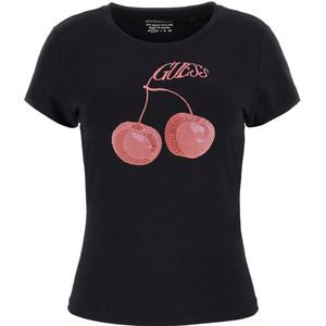 Dames-T-shirt Guess Wavy Cherry Logo R5