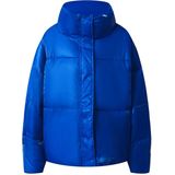 Sixth June - Donsjack - Vinyle - Gewatteerd - Hoge Kraag - Effen - Halflang