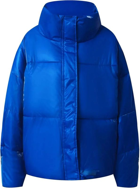 Sixth June - Donsjack - Vinyle - Gewatteerd - Hoge Kraag - Effen - Halflang