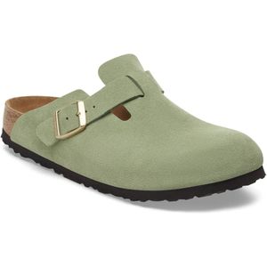 Damesklompen Birkenstock Boston Soft Footbed Suede Leather