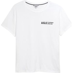 Dames-T-shirt met ronde hals en logo Aigle