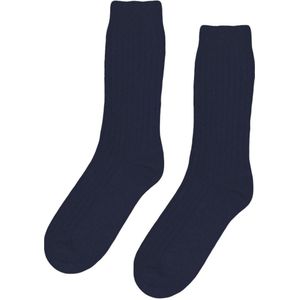 Wollen sokken Colorful Standard Merino Blend navy blue